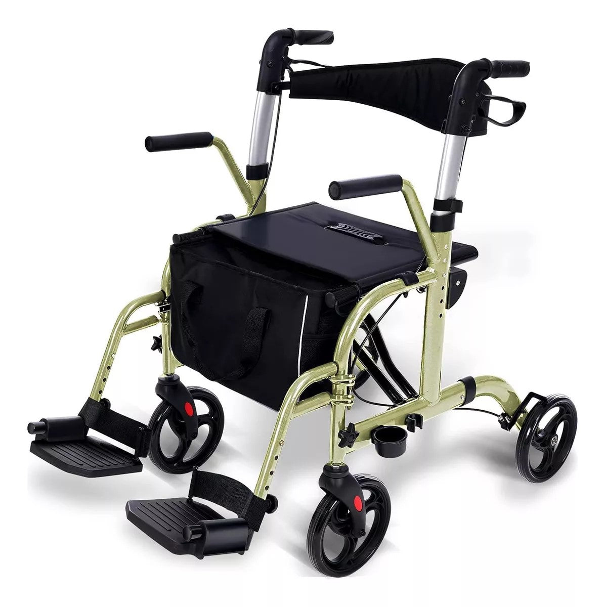 Andador Burrito Ortopédico Plegable Asiento 4 Ruedas 2 En 1