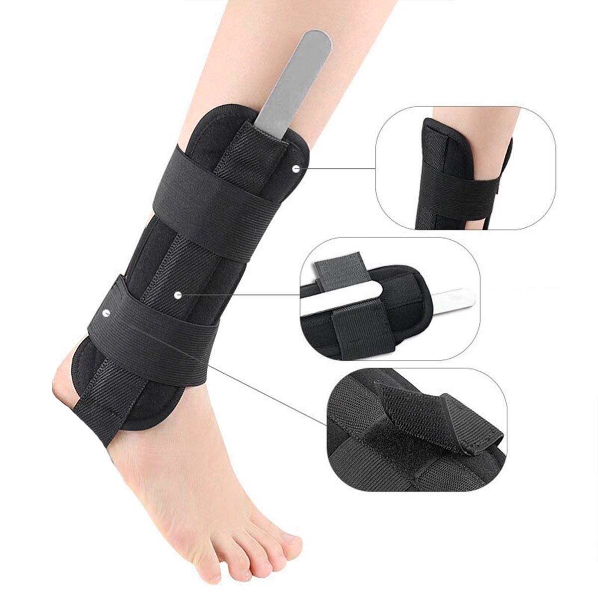 Tobillera Inmovilizadora Con Barras Laterales