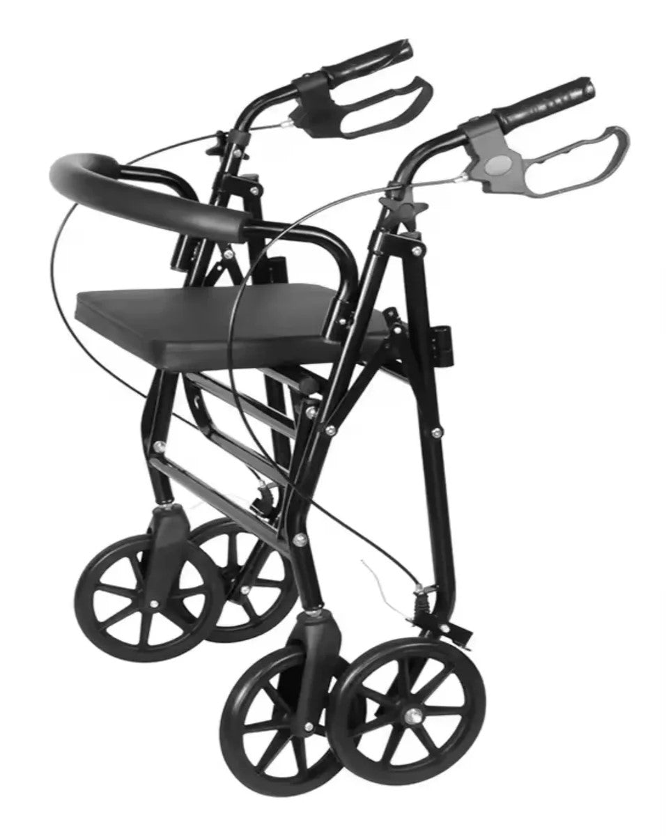 Andador Burrito Ortopédico Con Asiento 4 Ruedas Plegable