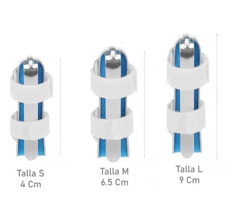 Inmovilizador Ferula Completa Para Dedos Con Velcro
