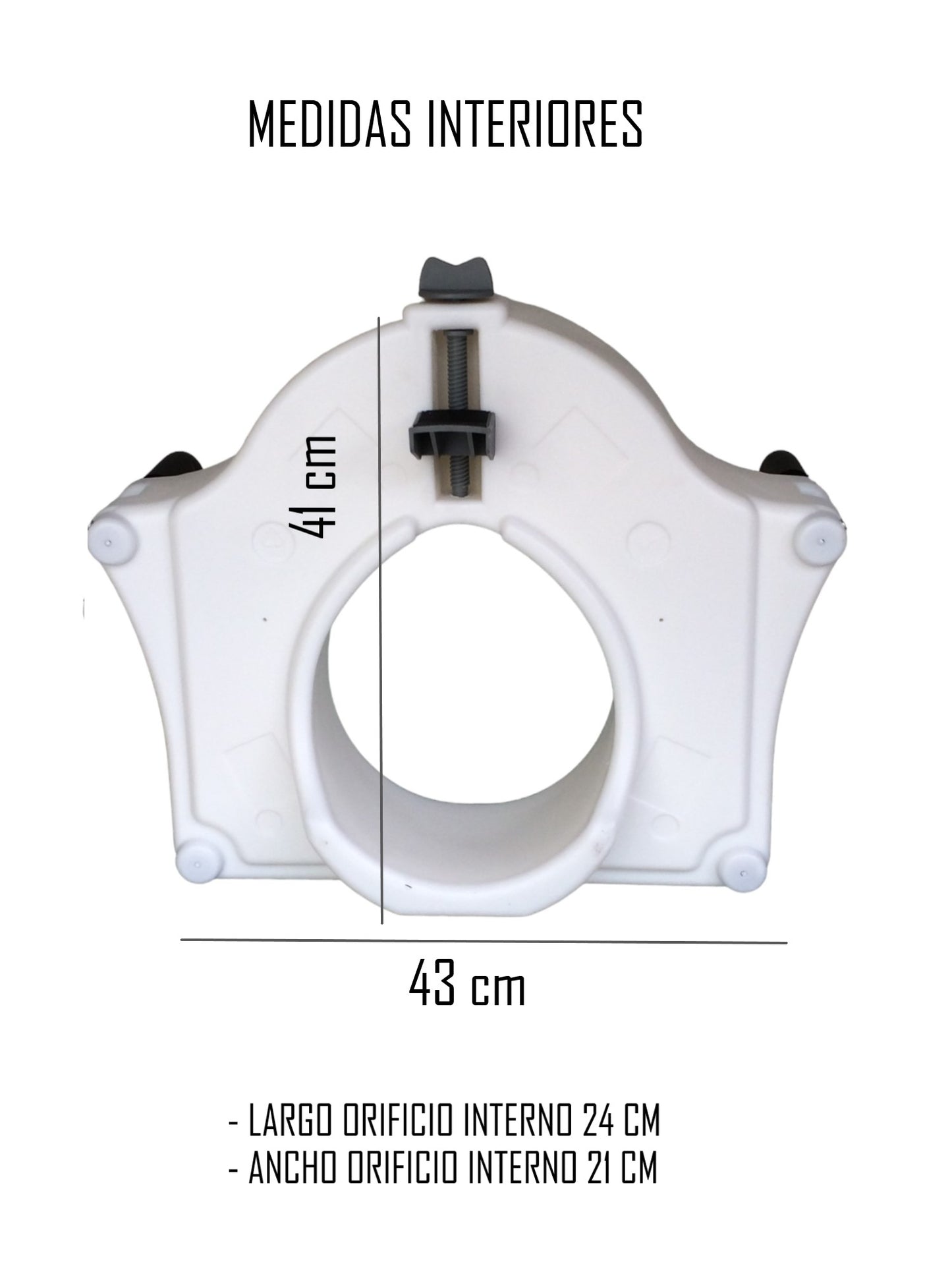 Alza Baño Para Inodoros Con Apoyabrazos