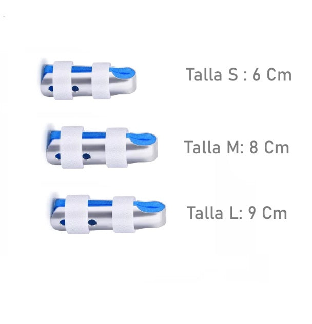 Ferula Inmovilizador De Dedo Con Velcro Tipo C