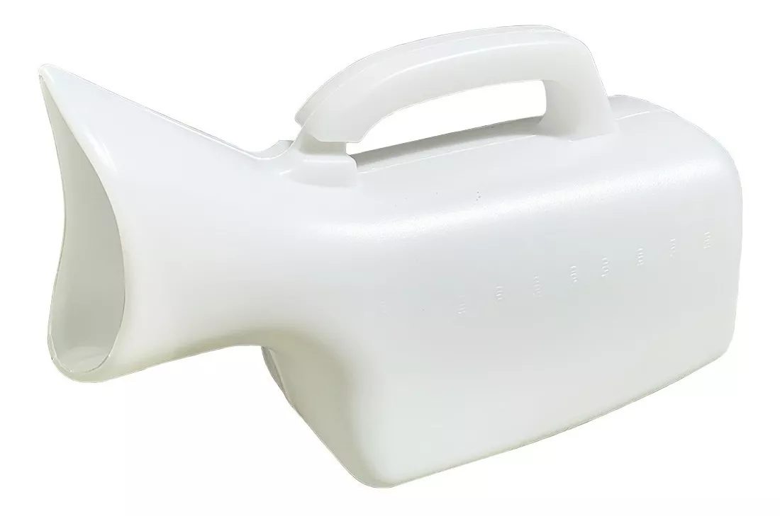 Pato Urinario Femenino Cuello Corto Portatil 1 Lt