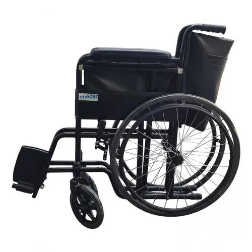 Silla De Ruedas Estandar Reposapies Abatibles Rueda Maciza