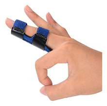Férula De Dedo Ajustable Inmovilizador Con Velcro Azul