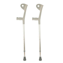 2 Muletas Codera Fija Canadiense Altura Ajustable Gris