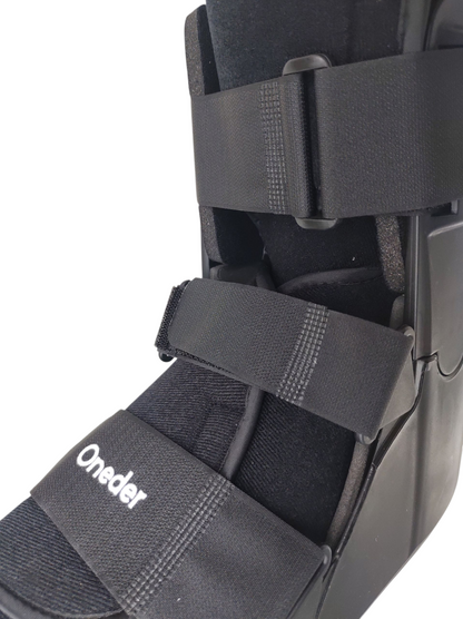 Bota Ortopédica Corta Cam Walker Para Pie Baja Negra Oneder