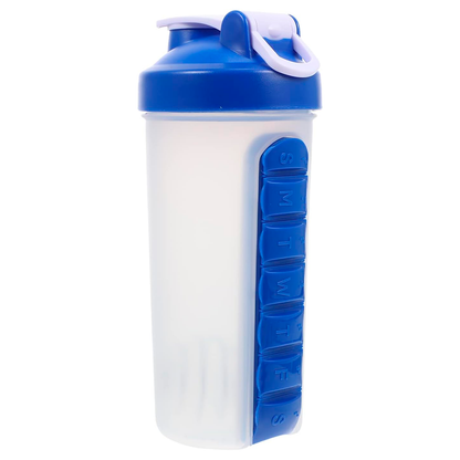 Botella De Agua 600ml + Pastillero Semanal