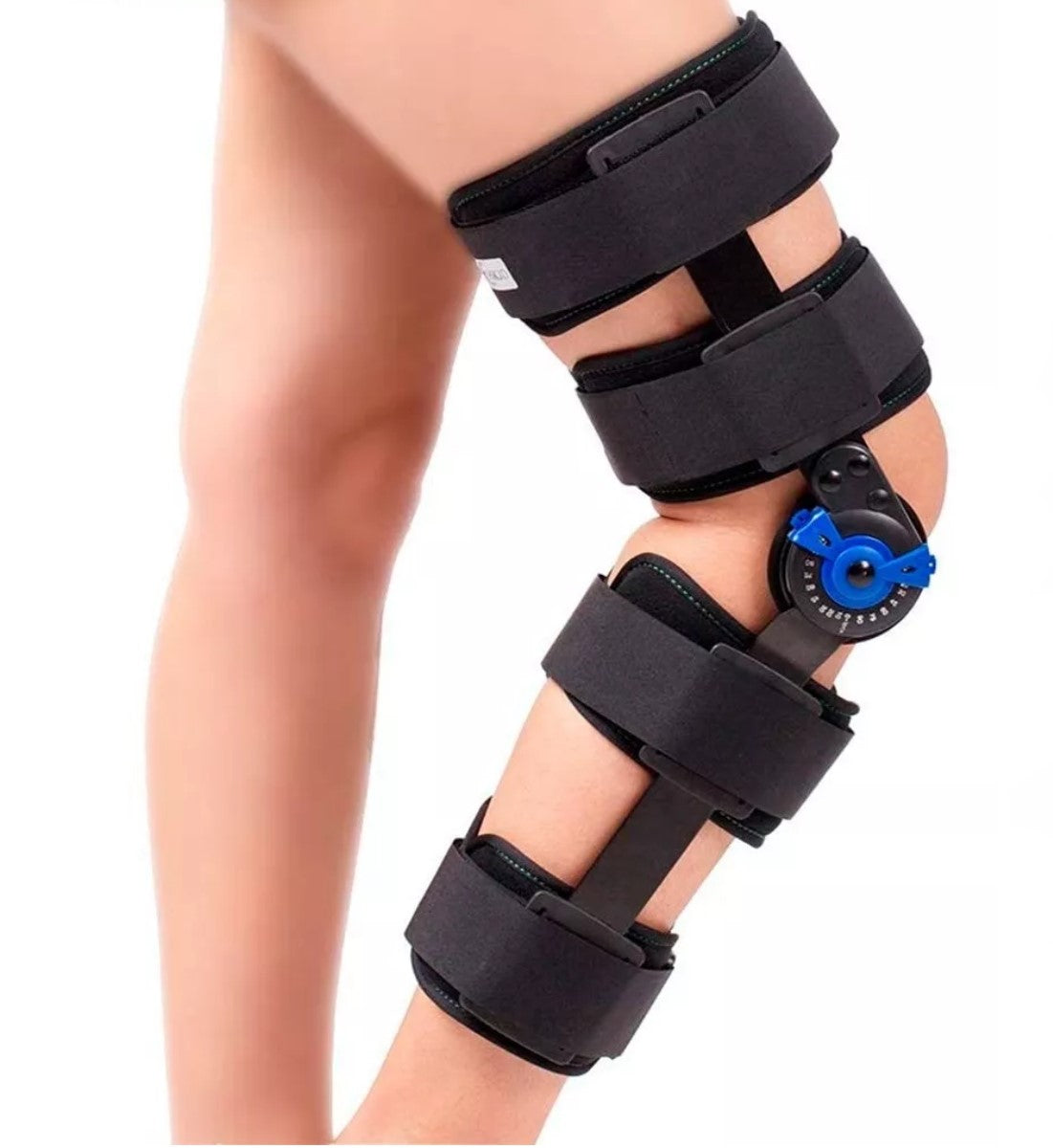 Rodillera Rom Con Bisagras Ajustable De 0 A 120 Grados