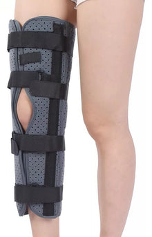 Inmovilizador De Rodilla Tripanel Con Velcro Ajustable Largo