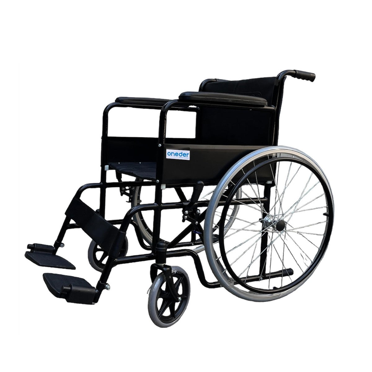 Silla De Ruedas Estándar Plegable Rueda Maciza Liviana