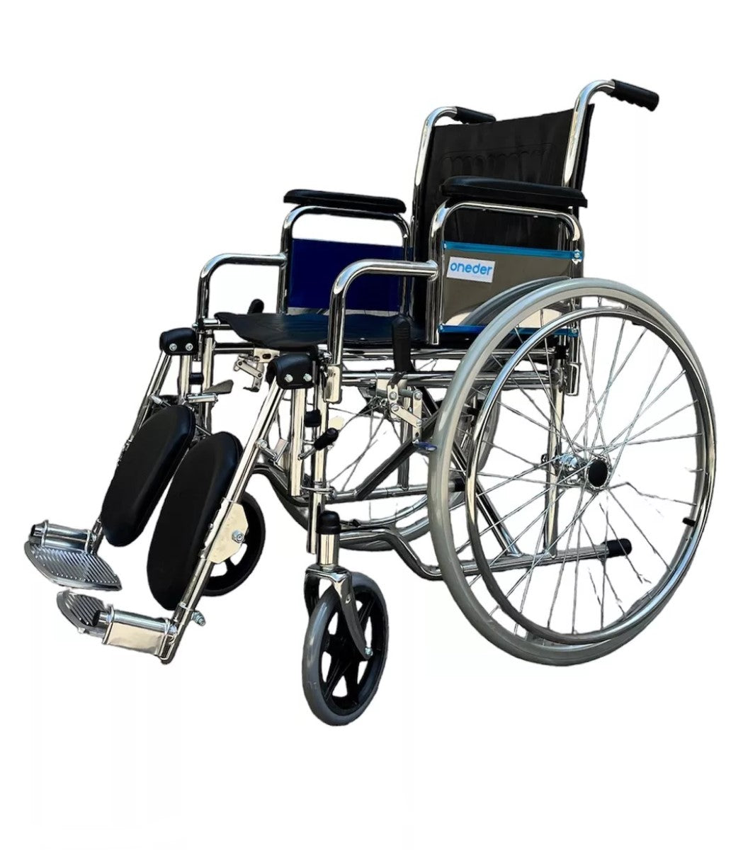 Silla De Ruedas Traumatologica Plegable Freno Manual