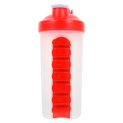 Botella De Agua 600ml + Pastillero Semanal