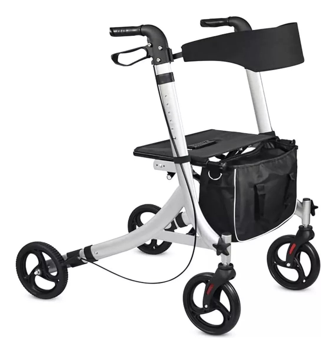 Andador Burrito 4 Ruedas Plegable Con Asiento