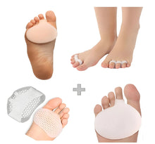 Pack 4 Plantillas Gel De Silicona Almohadilla Para Metatarso Estandar Variado