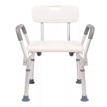 Silla De Ducha Con Apoyabrazos Y Respaldo