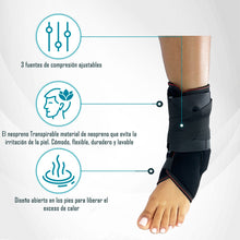 Tobillera Inmovilizadora Con Cintas De Velcro Ajustables