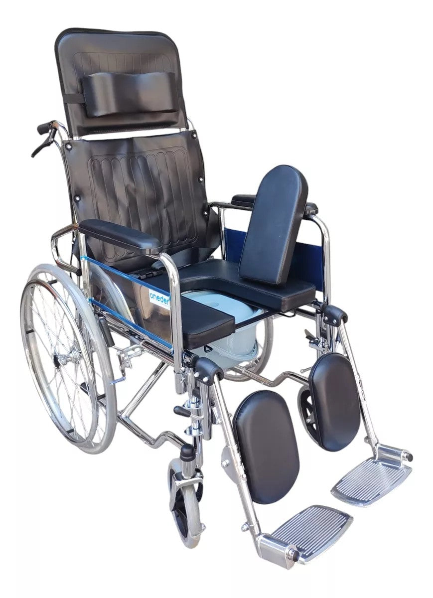 Silla De Rueda Neurológica Reclinable Con Balde