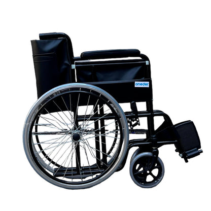 Silla De Ruedas Estándar Plegable Rueda Maciza Liviana