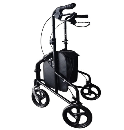 Andador Burrito Rollator 3 Ruedas Con Bolso Plegable
