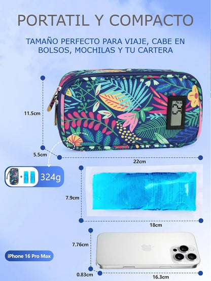 Estuche Bolso Porta Insulina Para Viaje Traslado Medicamento