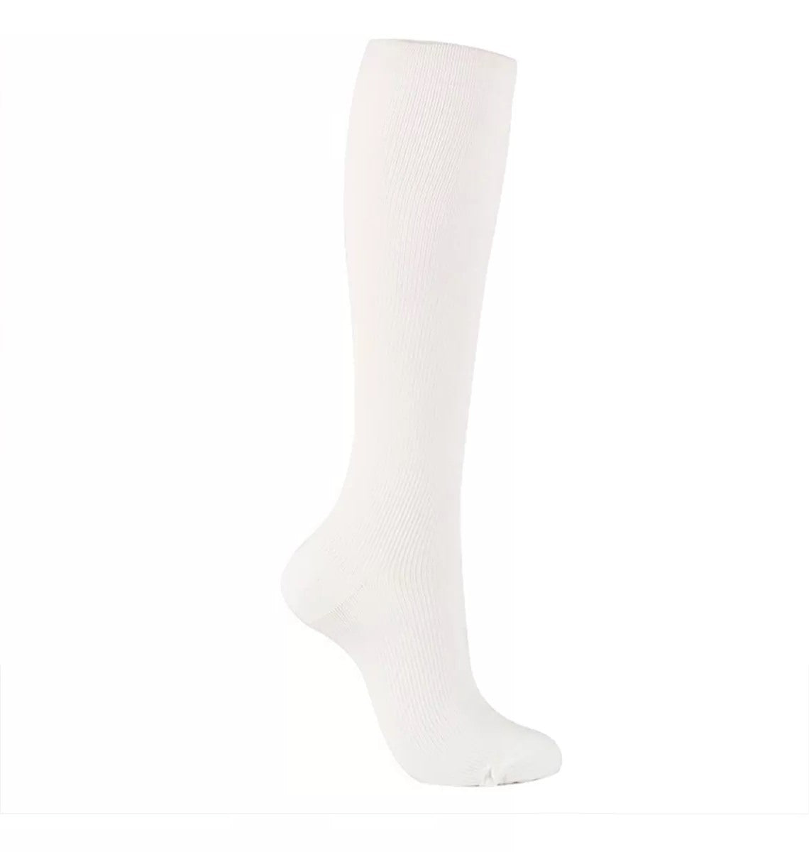 Calcetines Medias Compresión Anti-varices Pack De 3 Blancas