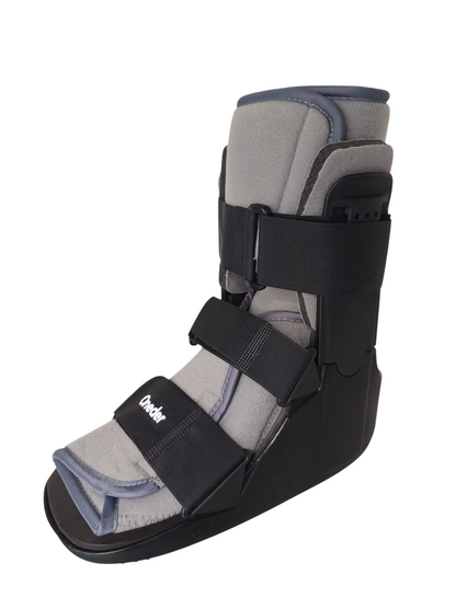 Bota Ortopédica Corta Cam Walker Para Pie Baja Negra Oneder