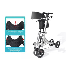 Andador Burrito 4 Ruedas Plegable Con Asiento
