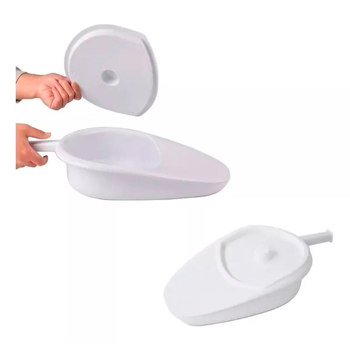 Chata Plana Tipo Zapato Con Tapa Y Mango