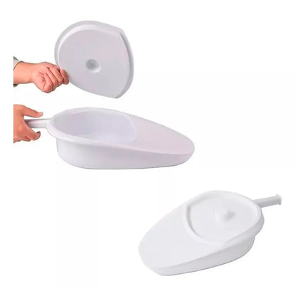 Chata Plana Tipo Zapato Con Tapa Y Mango