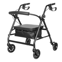 Andador Plegable 4 Ruedas Con Asiento Bolso Y Frenos