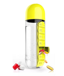 Botella De Agua 600ml + Pastillero Semanal
