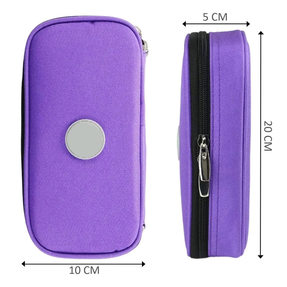 Bolso Portatil Estuche De Viaje Porta Insulina Refrigerante