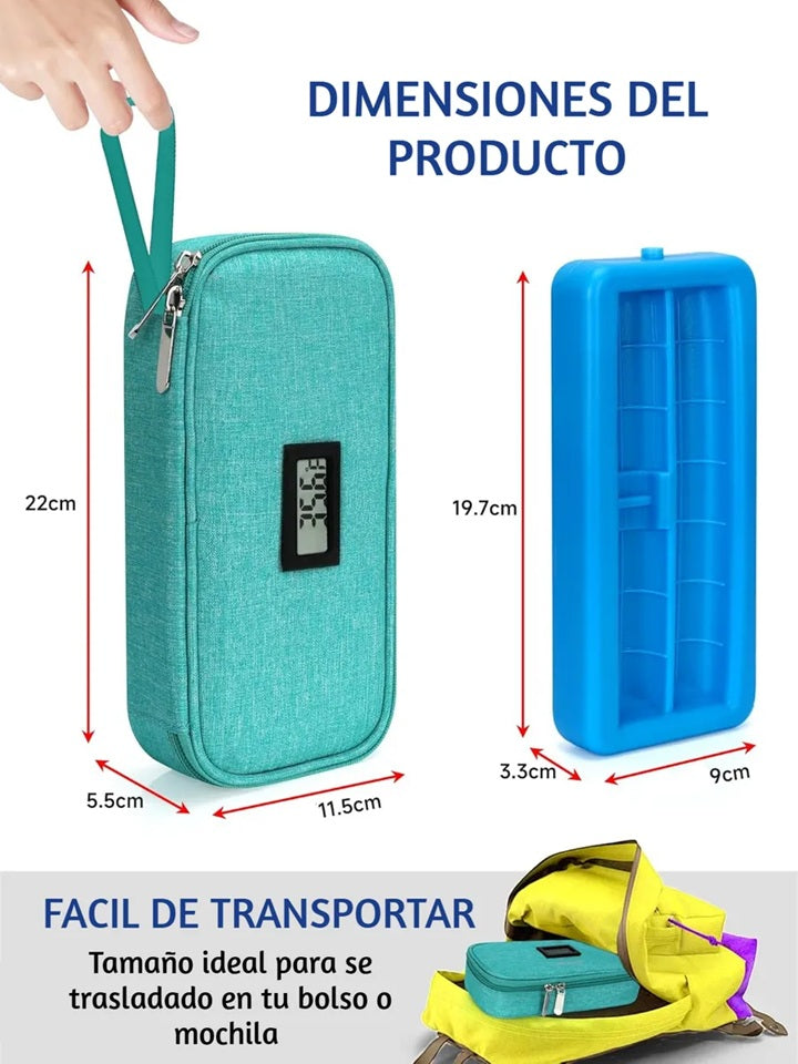 Bolso Estuche Para Viaje Porta Insulina Cooler Refrigerante