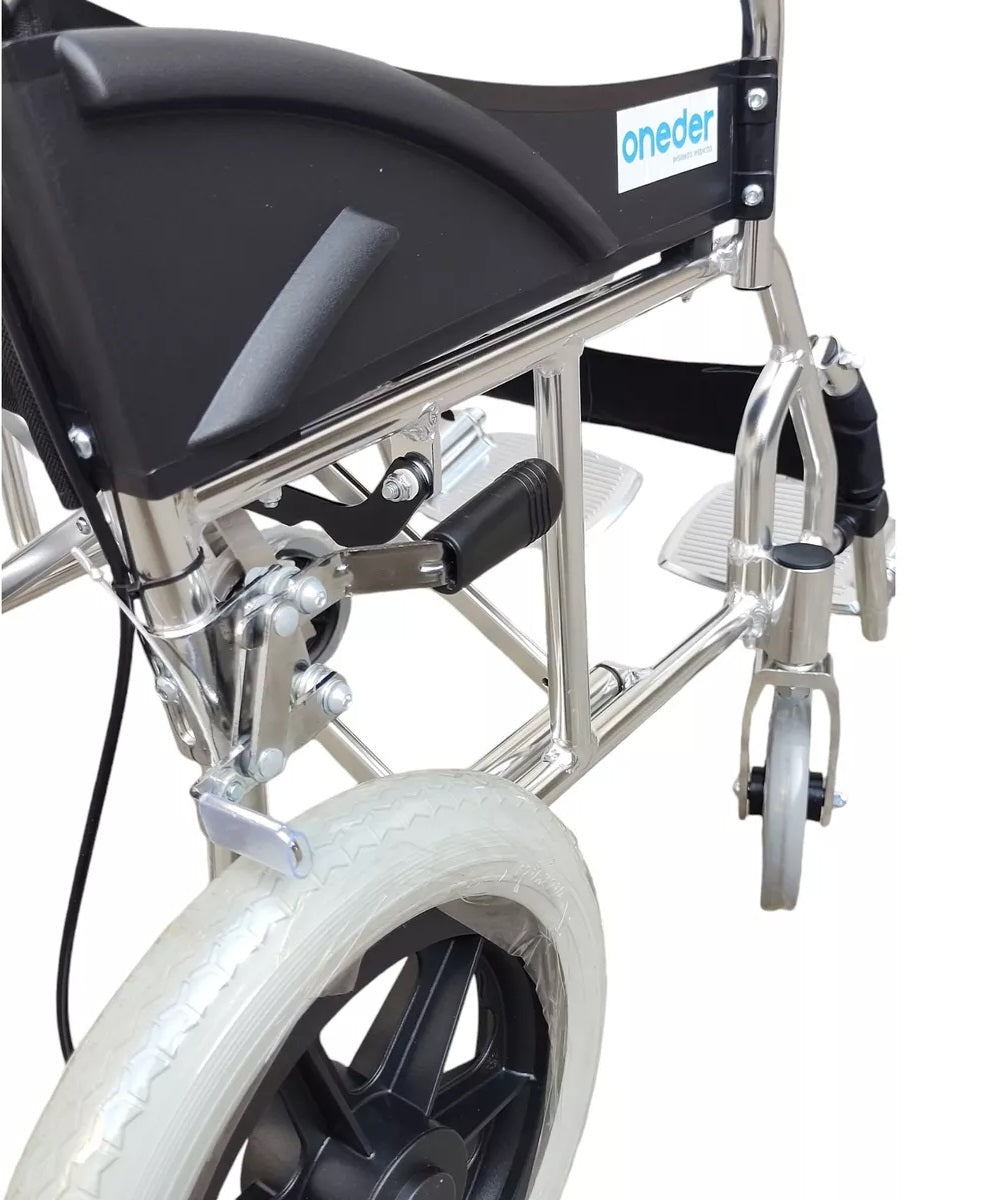 Silla de Ruedas De Paseo Aluminio Plegable