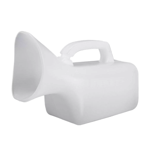 Pato Urinario Femenino Cuello Corto Portatil 1 Lt