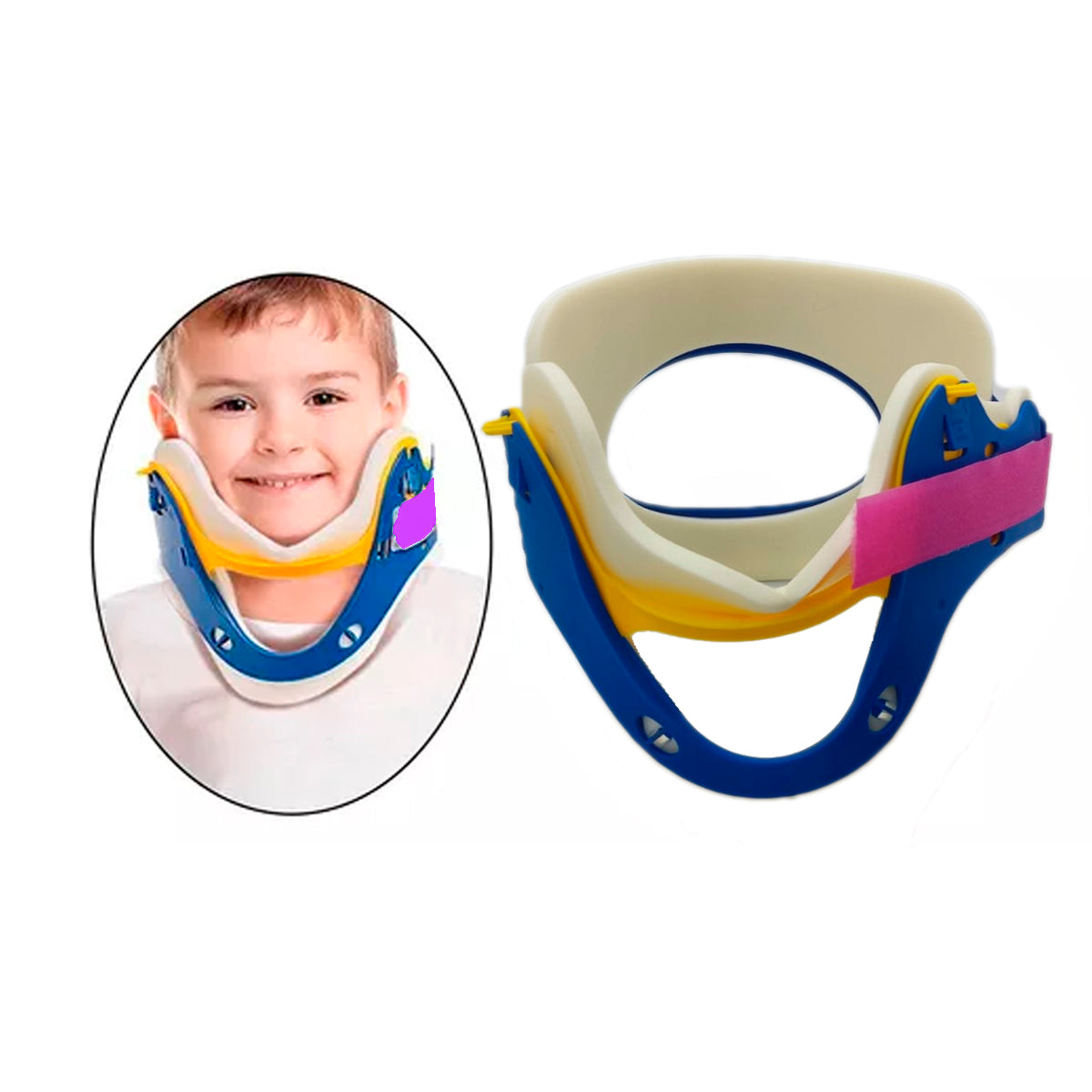 Cuello Cervical Rigido Rescate 4 Posiciones Pediatrico