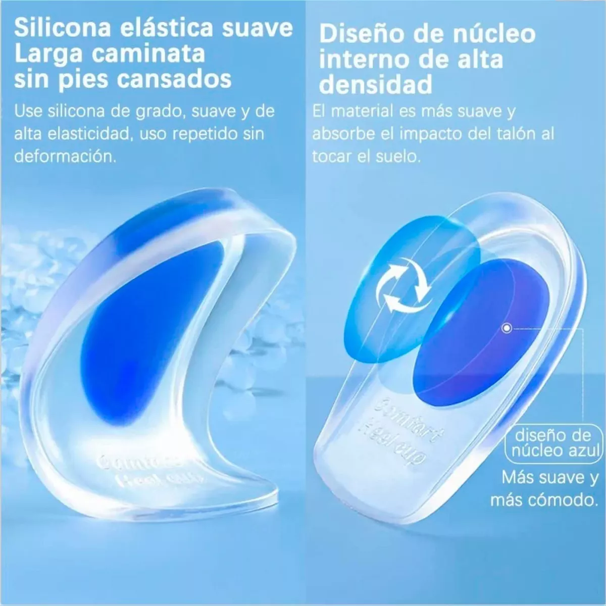 Plantillas Ortopedicas Taloneras Silicona Espolon - Fascitis