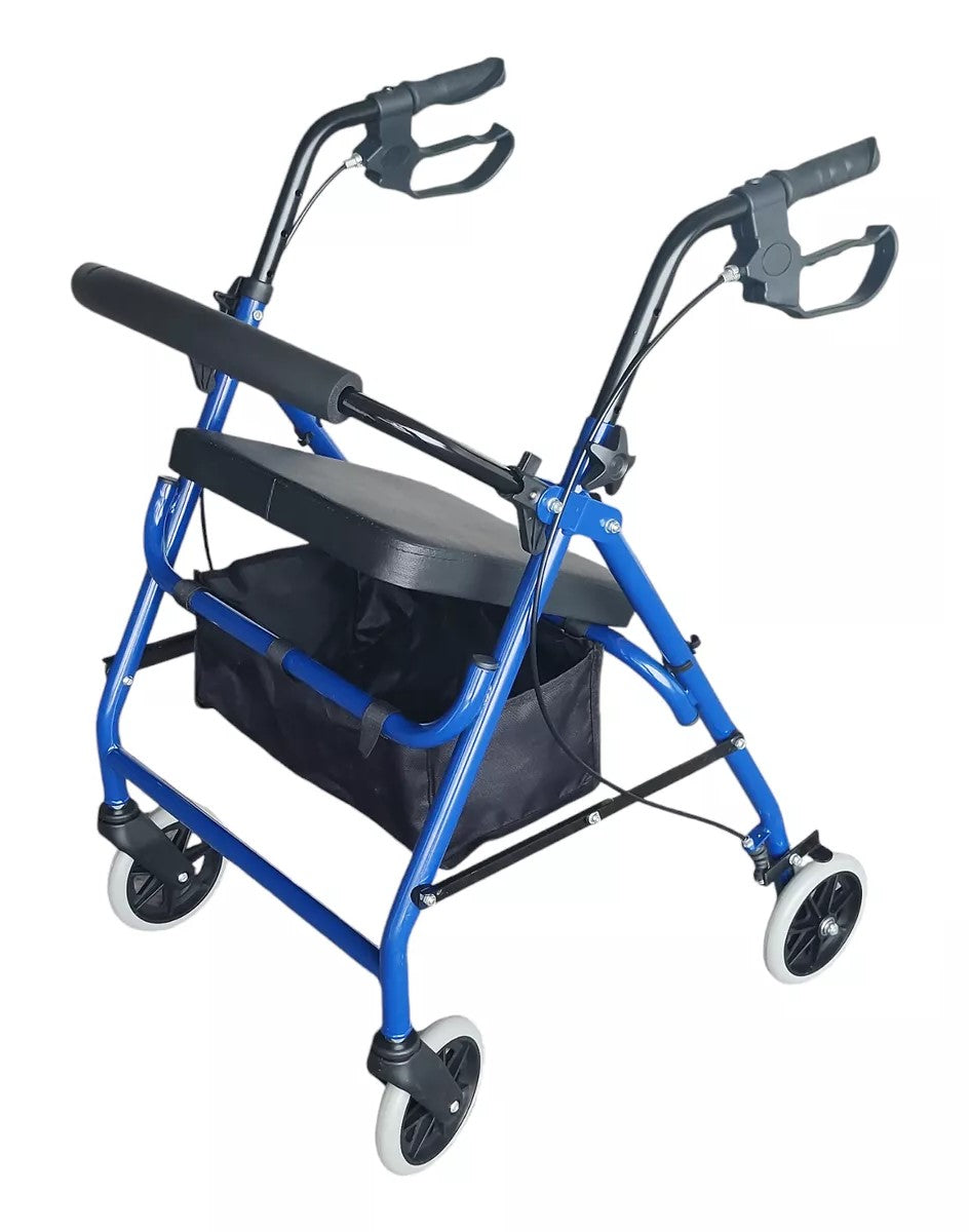 Andador burrito ortopedico plegable 4 Ruedas bolso y asiento