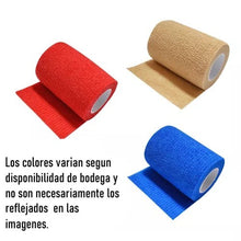 Pack 3 Venda Autoadherente Compatible Con Coban 10cm X 4.5mt