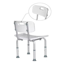 Silla De Ducha Para Baño Ajutable En Altura Portatil
