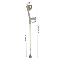 2 Muletas Codera Fija Canadiense Altura Ajustable Gris