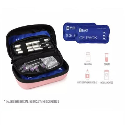 Bolso Estuche De Viaje Cooler Refrigerante Porta Insulina