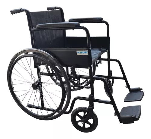 Silla De Ruedas Estandar Reposapies Abatibles Rueda Maciza