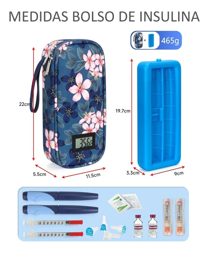 Bolso Cooler Estuche Para Viaje Porta Insulina Refrigerante