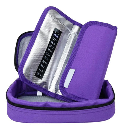 Bolso Portatil Estuche De Viaje Porta Insulina Refrigerante