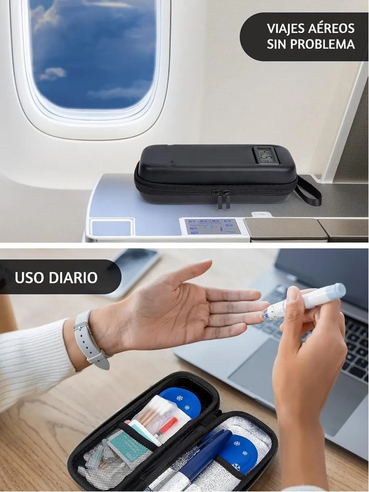 Bolso Estuche Cooler Porta Insulina Medicamentos Para Viaje
