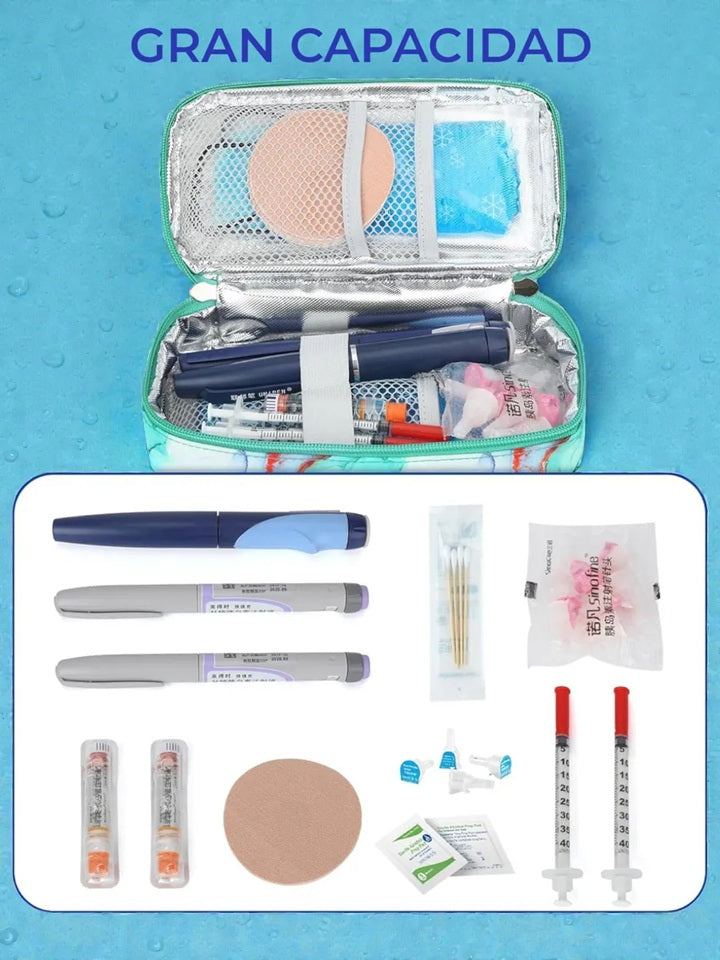 Bolso Para Viaje Estuche Porta Insulina Cooler Medicamento