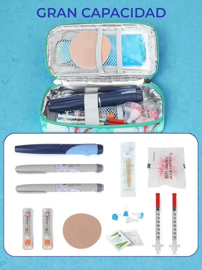 Bolso Para Viaje Estuche Porta Insulina Cooler Medicamento