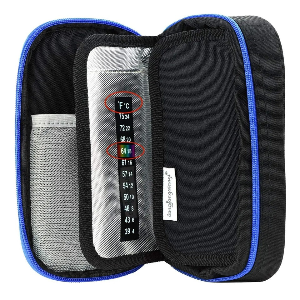 Bolso Portatil Estuche De Viaje Porta Insulina Refrigerante